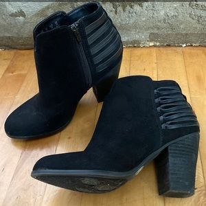 Black ankle booties